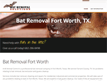 Tablet Screenshot of fortworth.batremovalsolutions.com