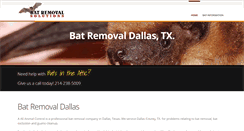 Desktop Screenshot of dallas.batremovalsolutions.com